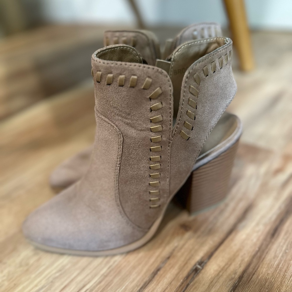ARider Girl Faux Suede Booties